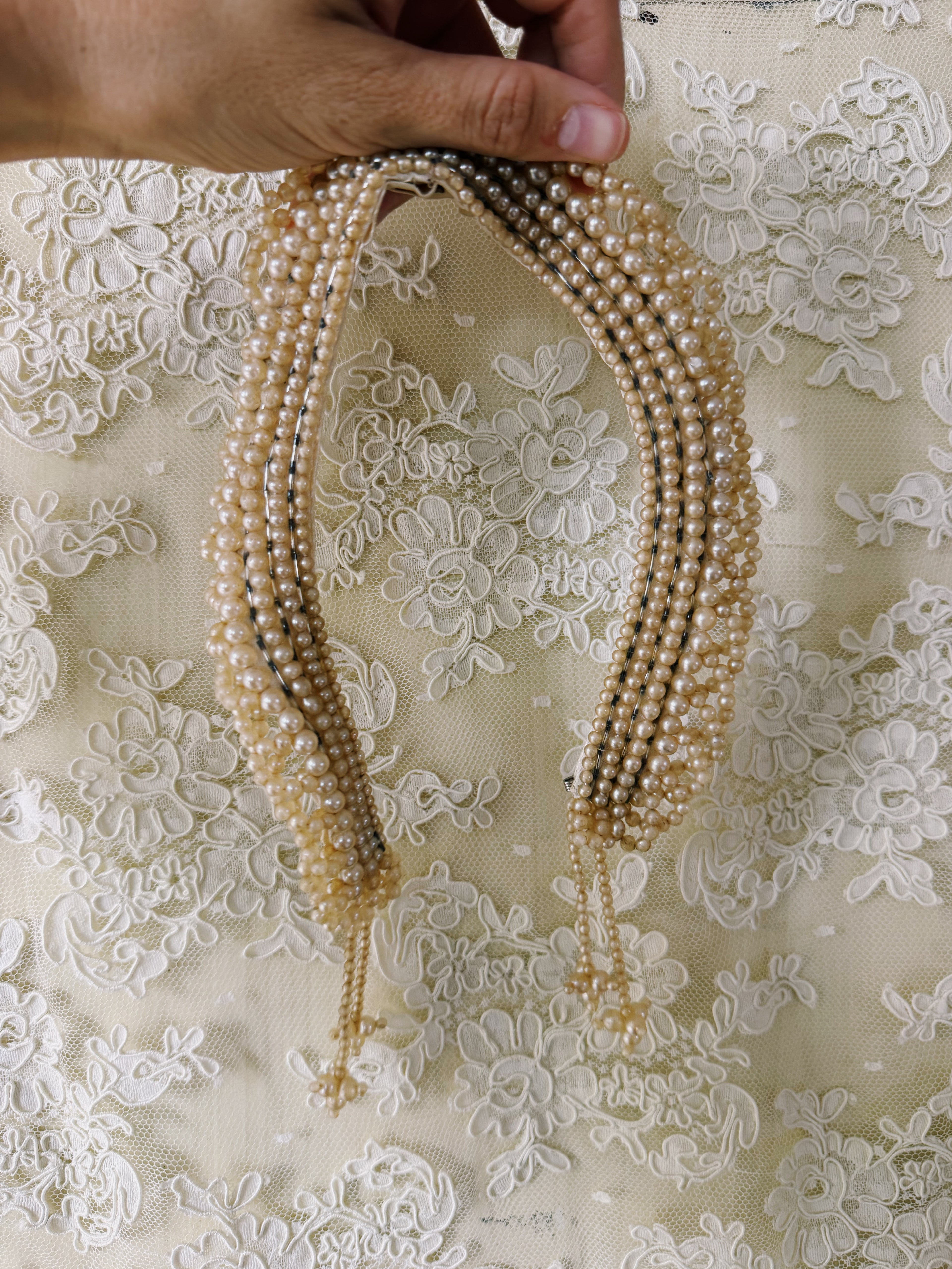 Vintage Beaded Collar