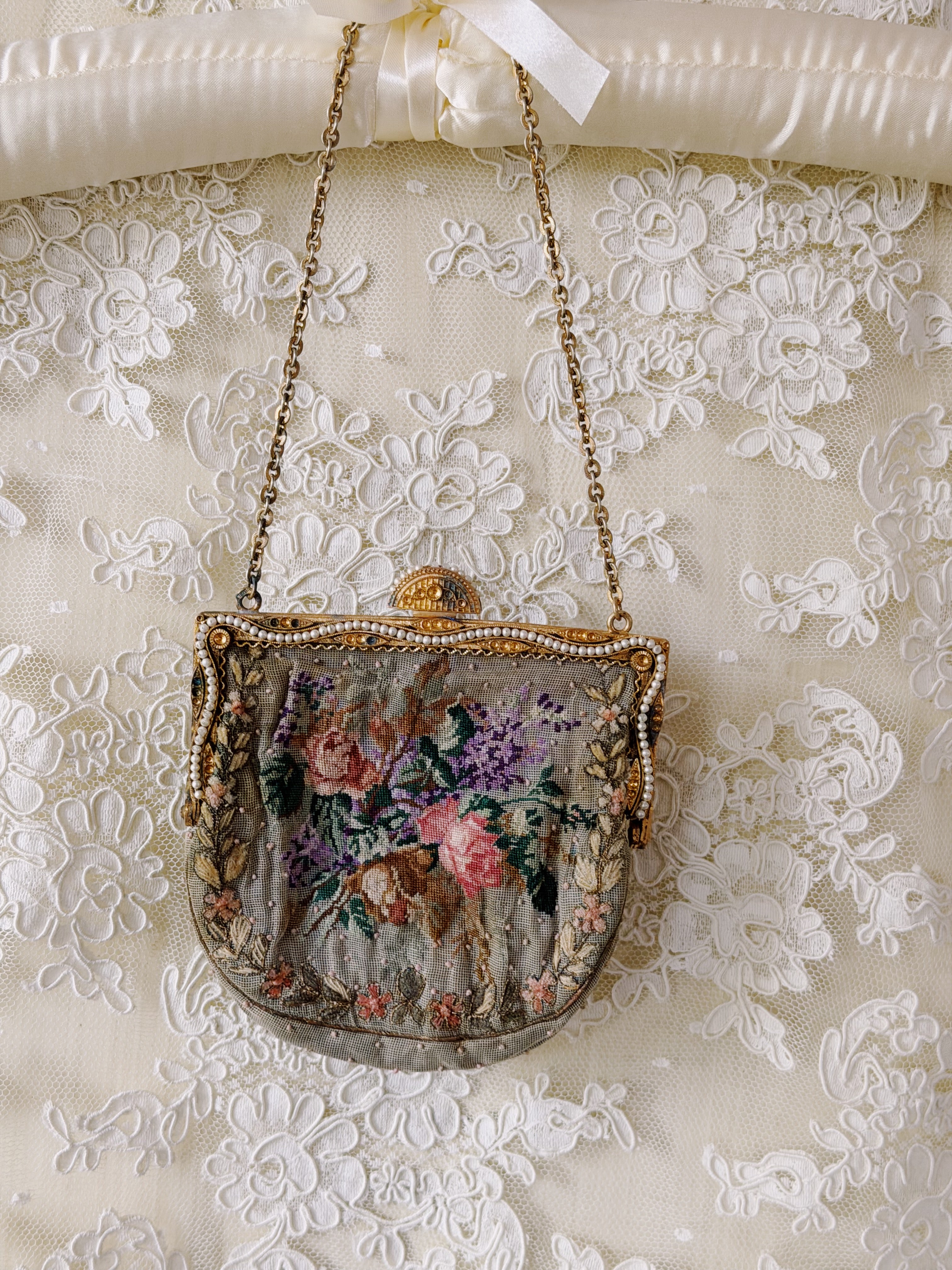Antique Tapestry Purse