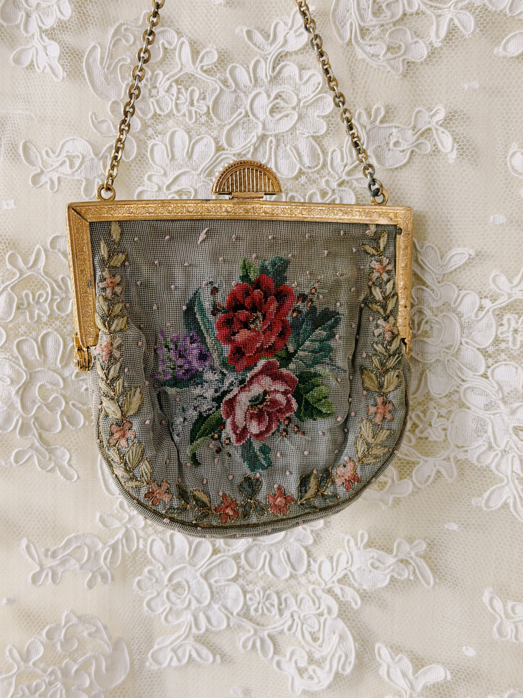 Antique Tapestry Purse