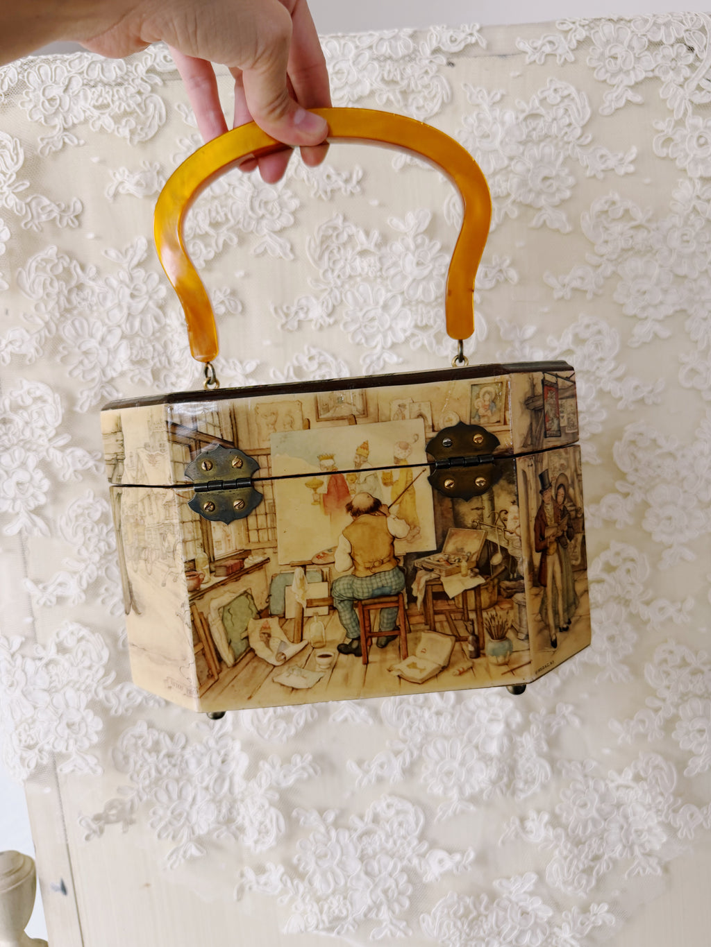 Vintage Box Purse