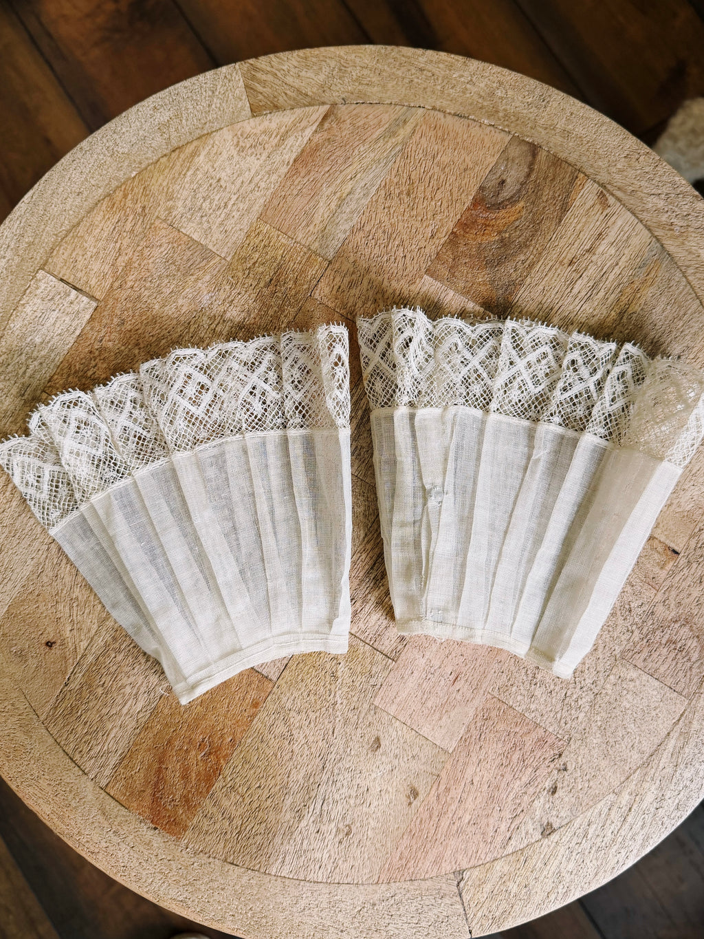 Antique Edwardian Lace Cuffs