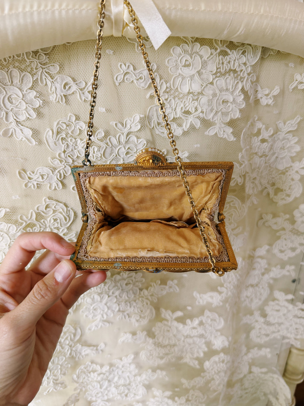 Antique Tapestry Purse