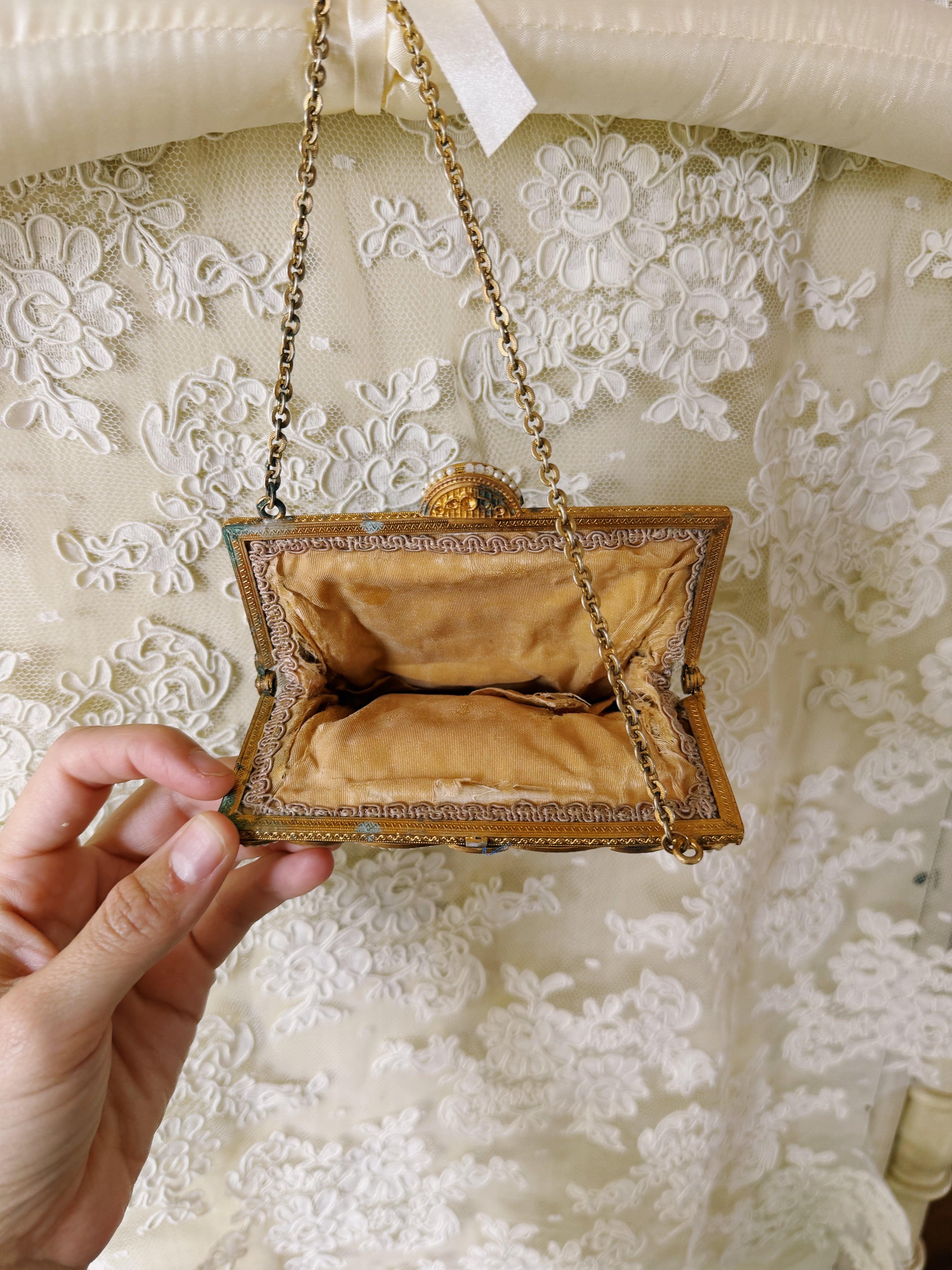 Antique Tapestry Purse