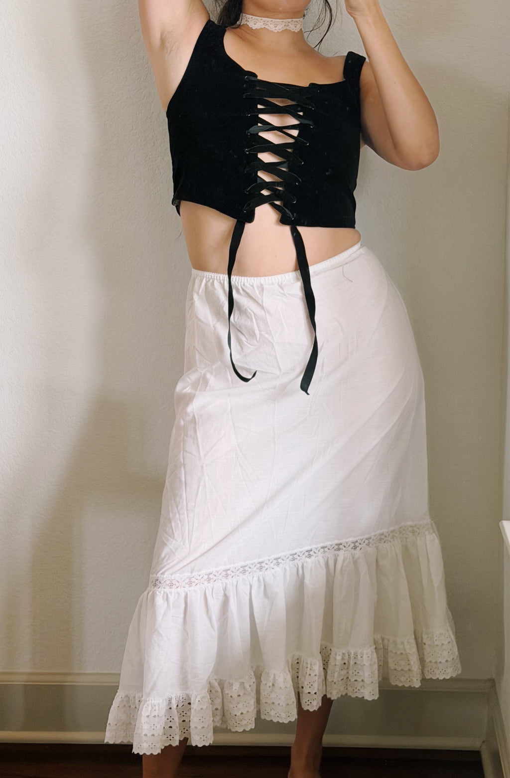 Antique Edwardian Petticoat Skirt