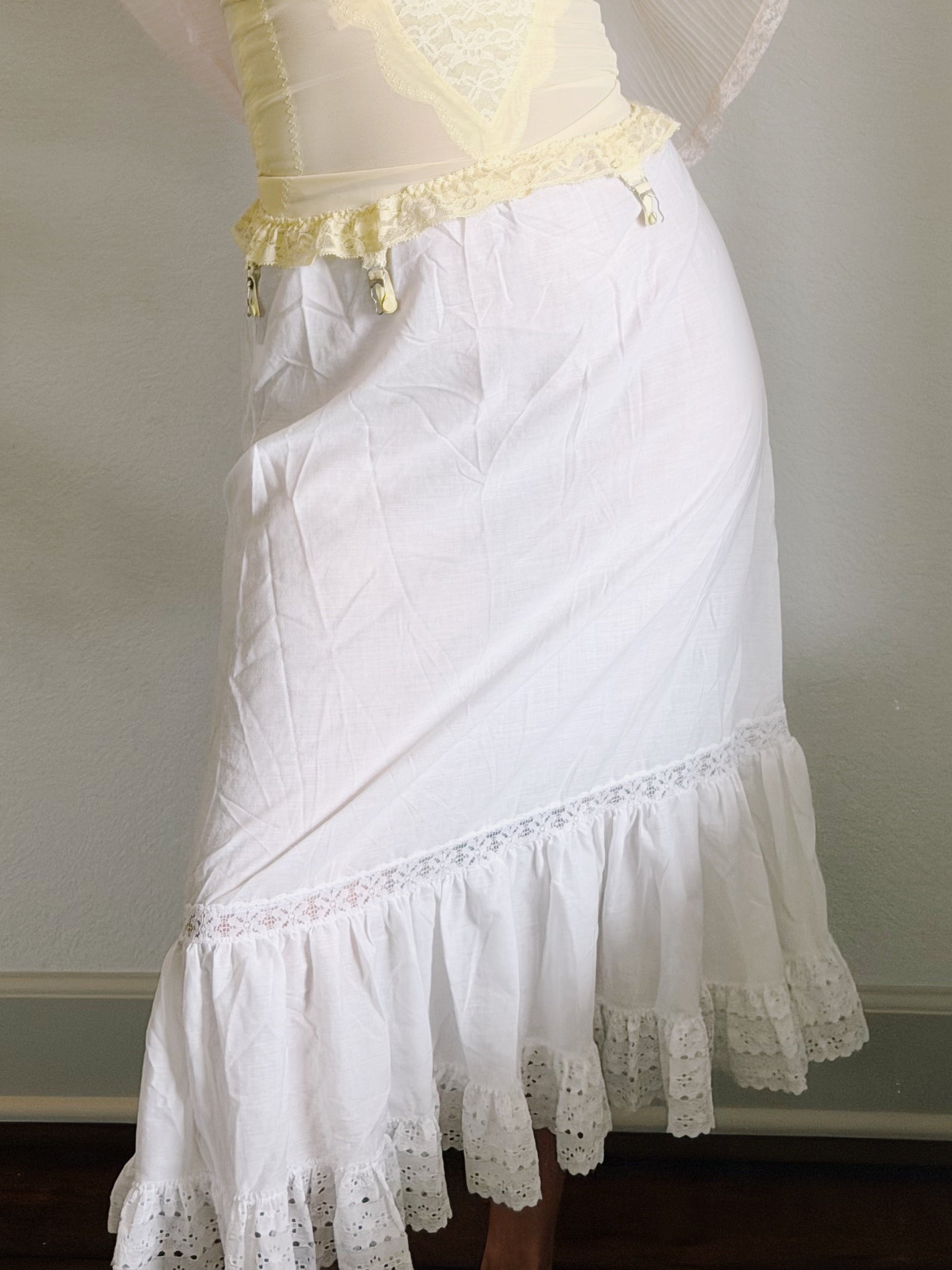 Antique Edwardian Petticoat Skirt