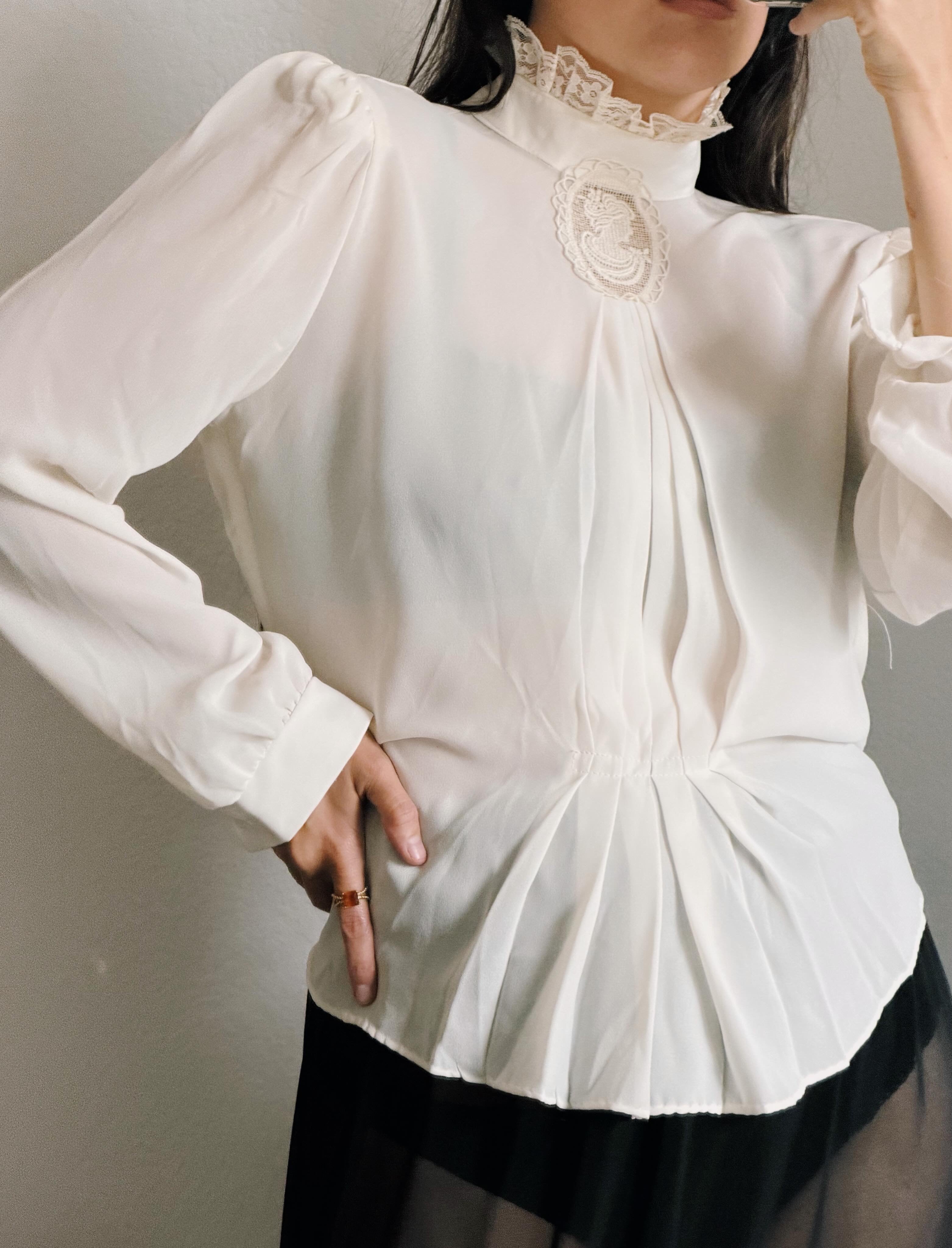 Vintage Cameo Blouse