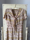 Depression Era Silk Dress