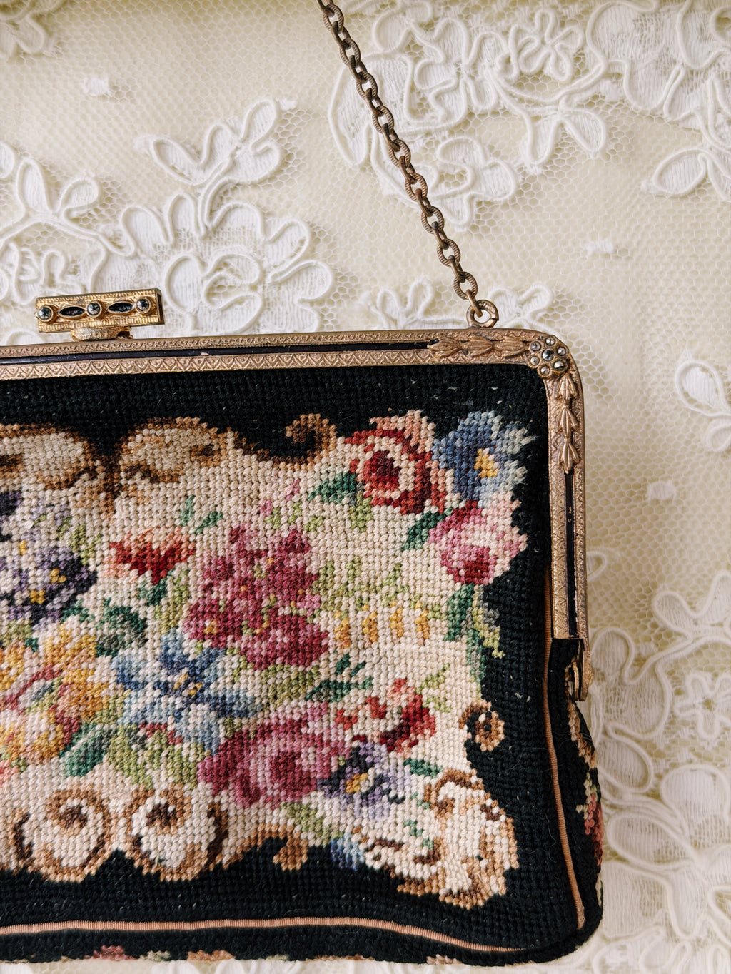 Antique Tapestry Purse