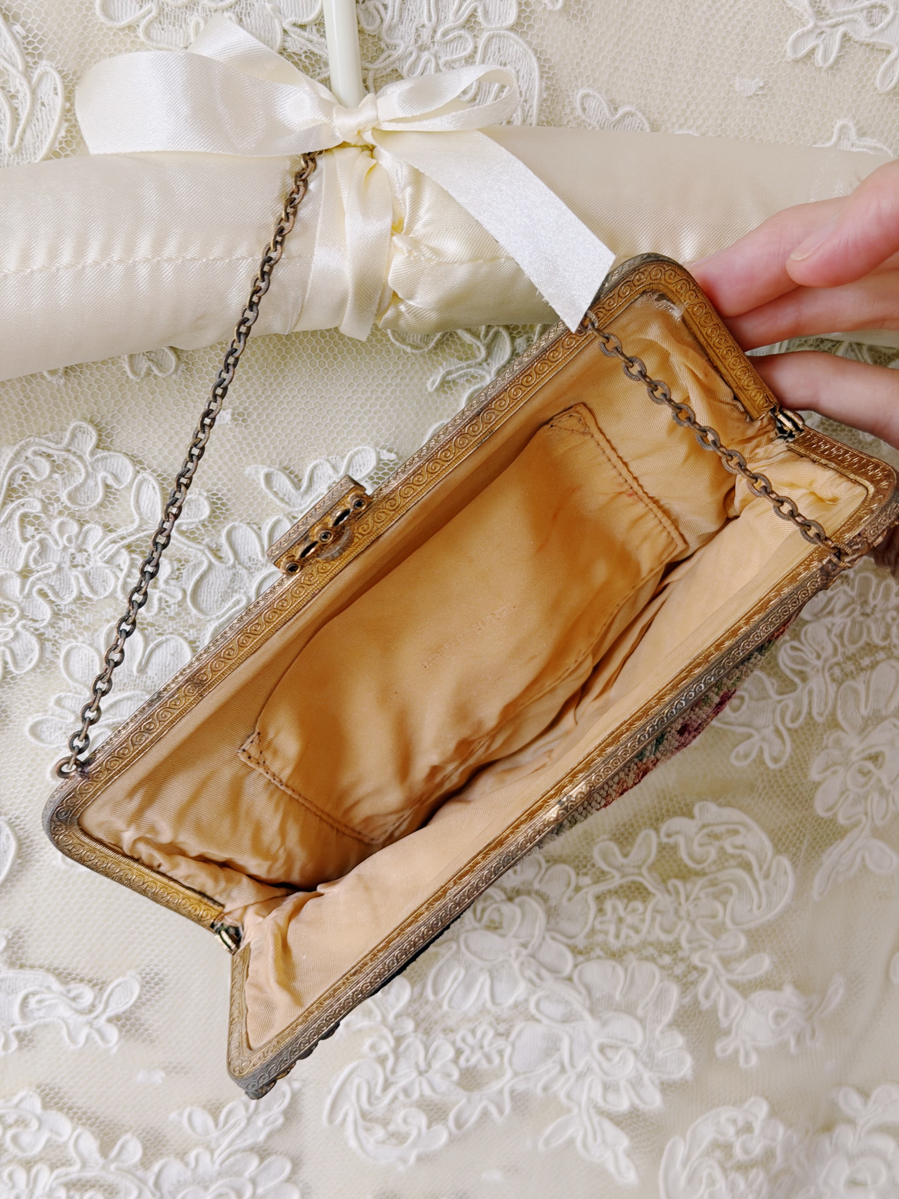 Antique Tapestry Purse