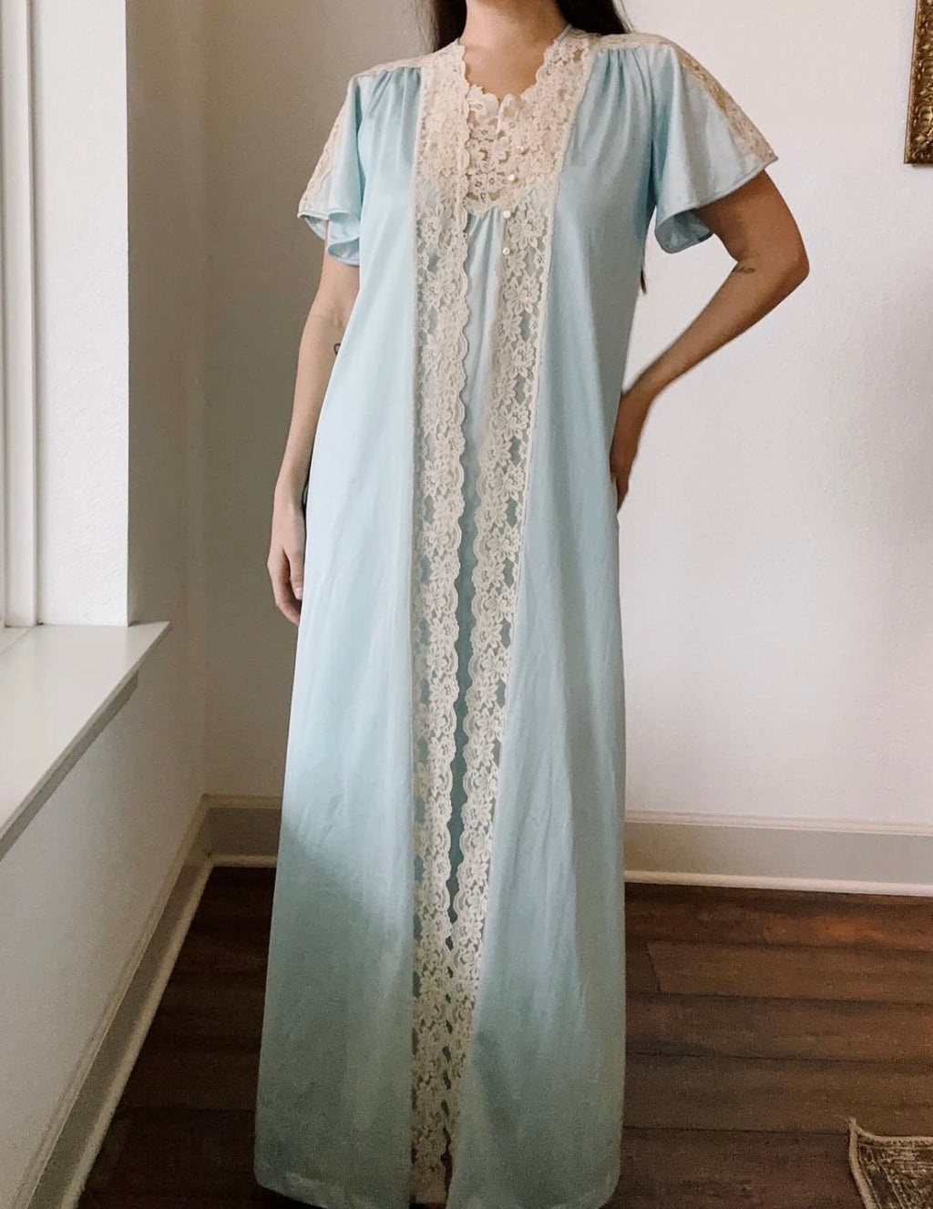 Vintage Nightgown & Peignoir Set