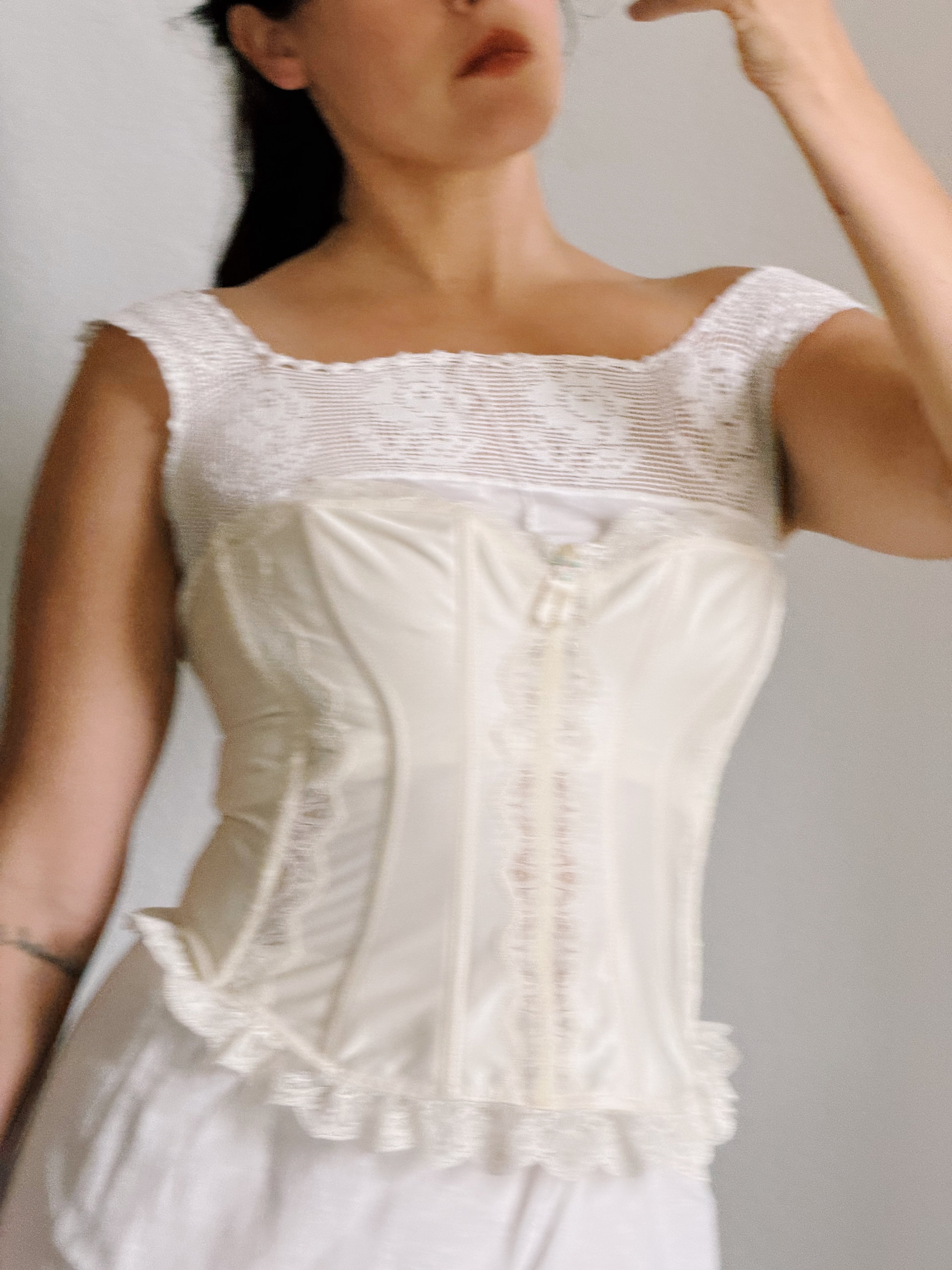 Vintage Ivory Corset