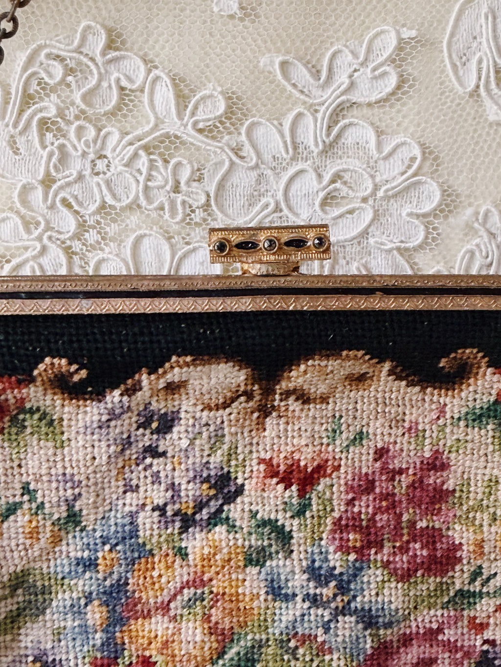Antique Tapestry Purse