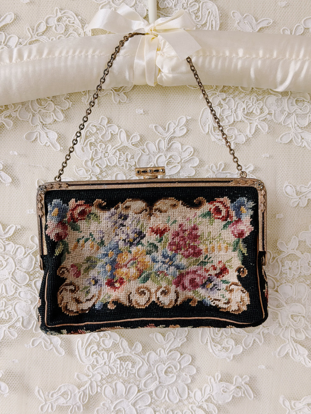 Antique Tapestry Purse
