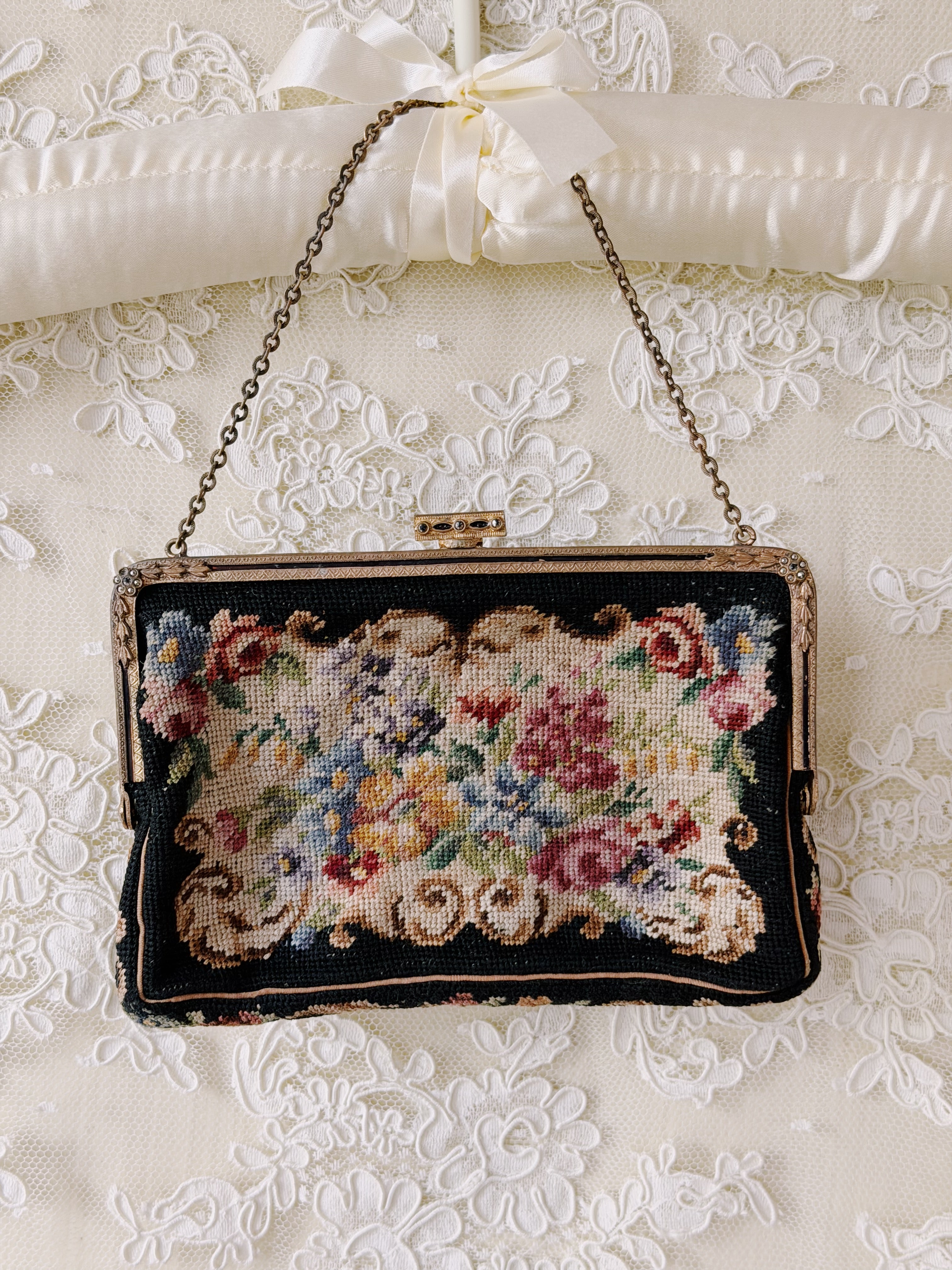 Antique Tapestry Purse