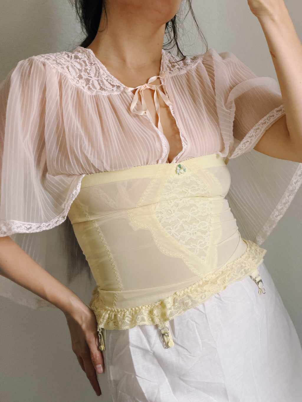 Rare Vintage Lace Girdle