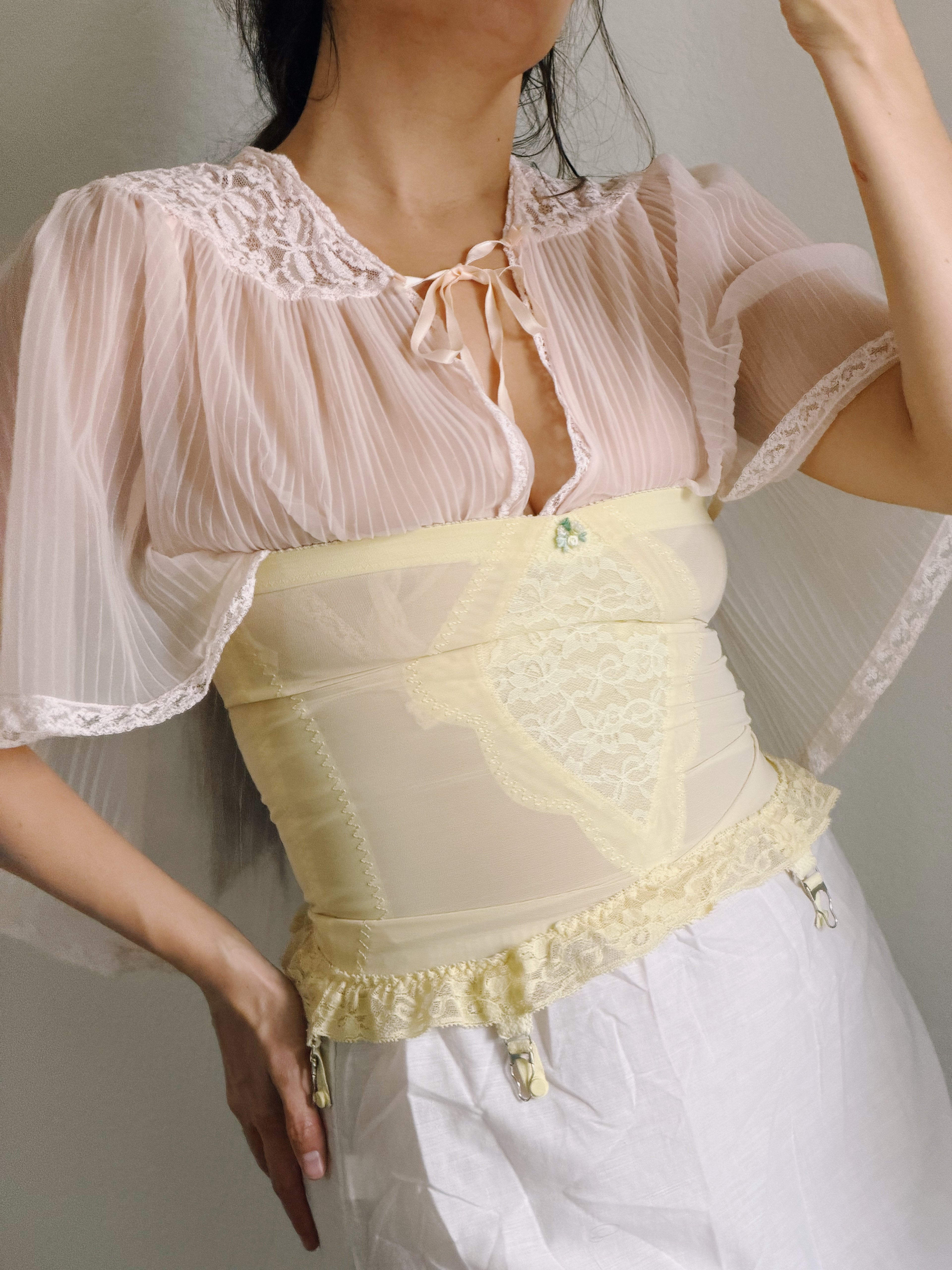 Rare Vintage Lace Girdle