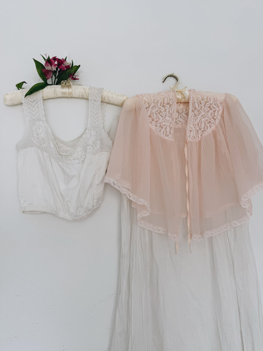 Vintage Sheer Lace Cape