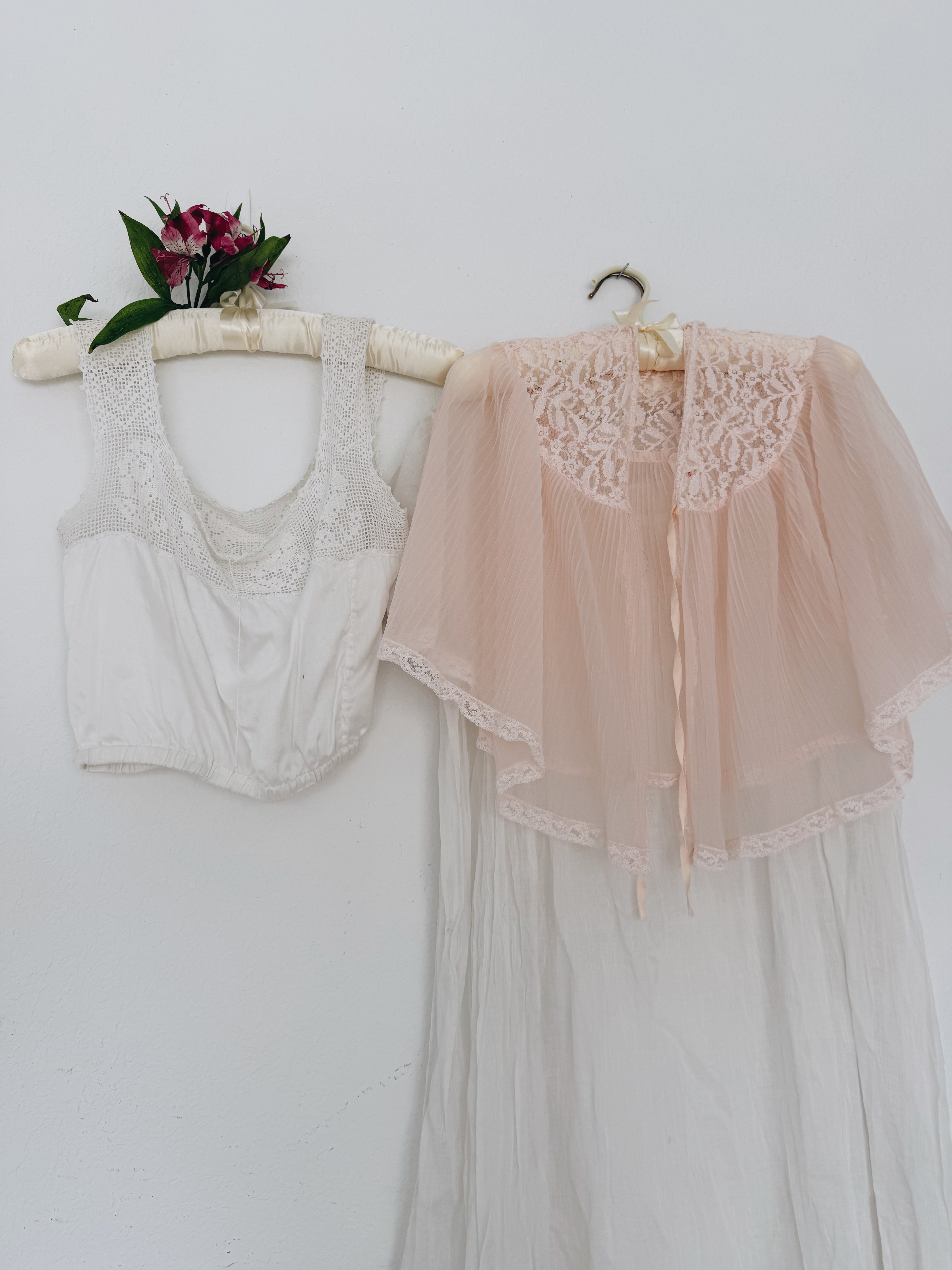 Vintage Sheer Lace Cape