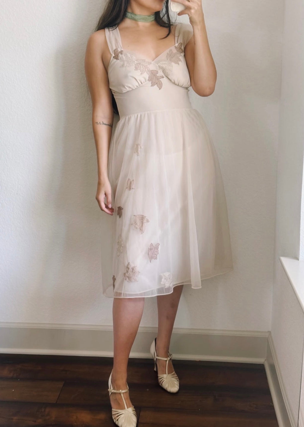1940’s Sheer Slip Dress