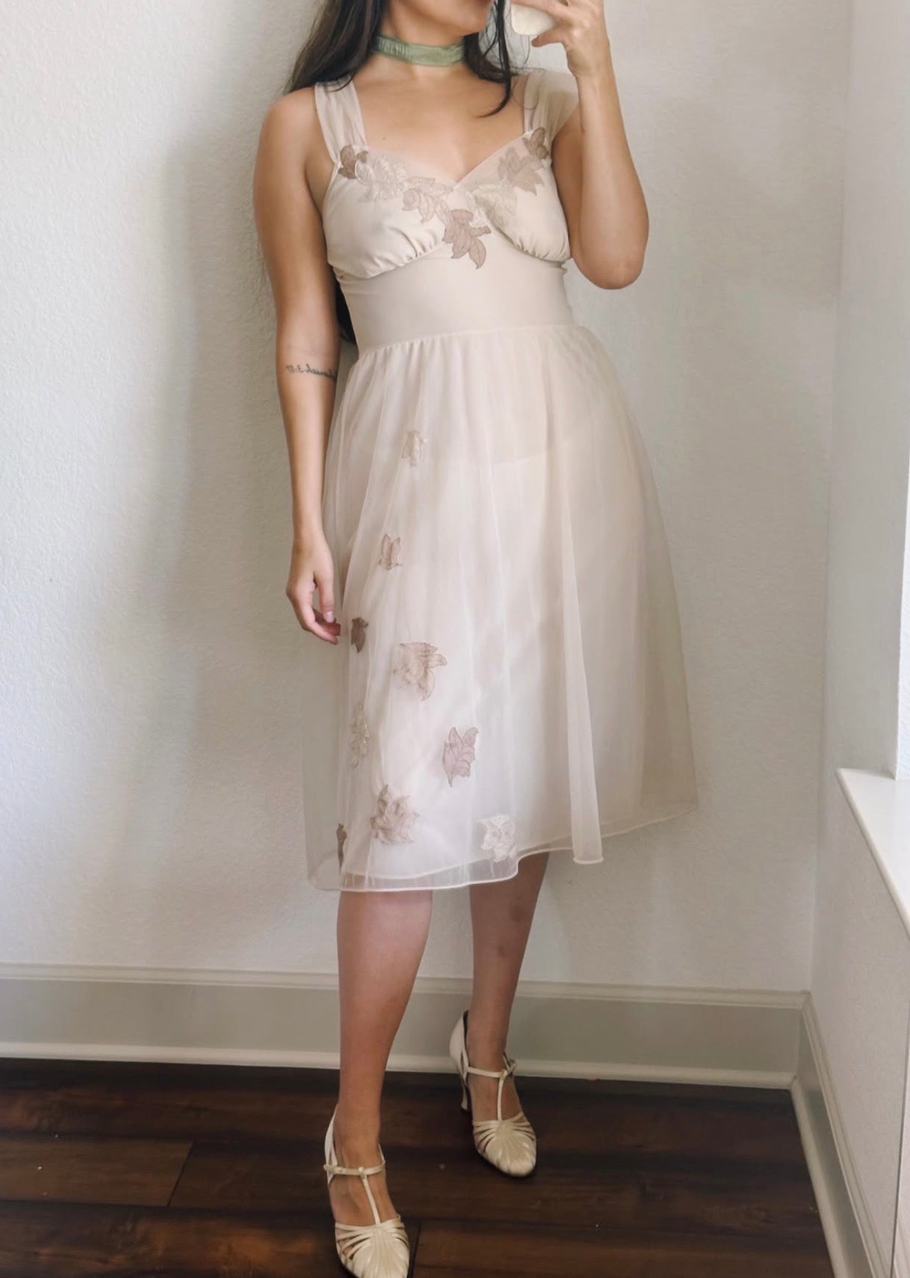 1940’s Sheer Slip Dress