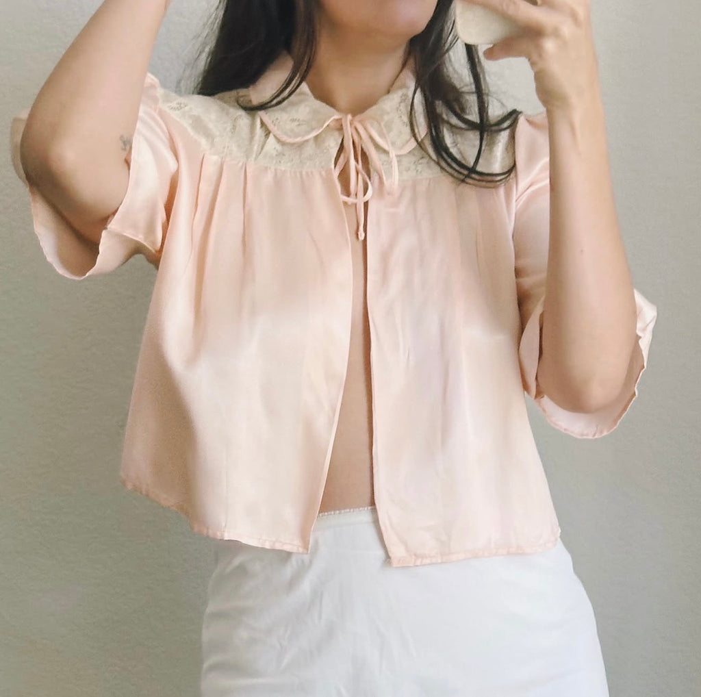 1950’s Satin Bed Jacket