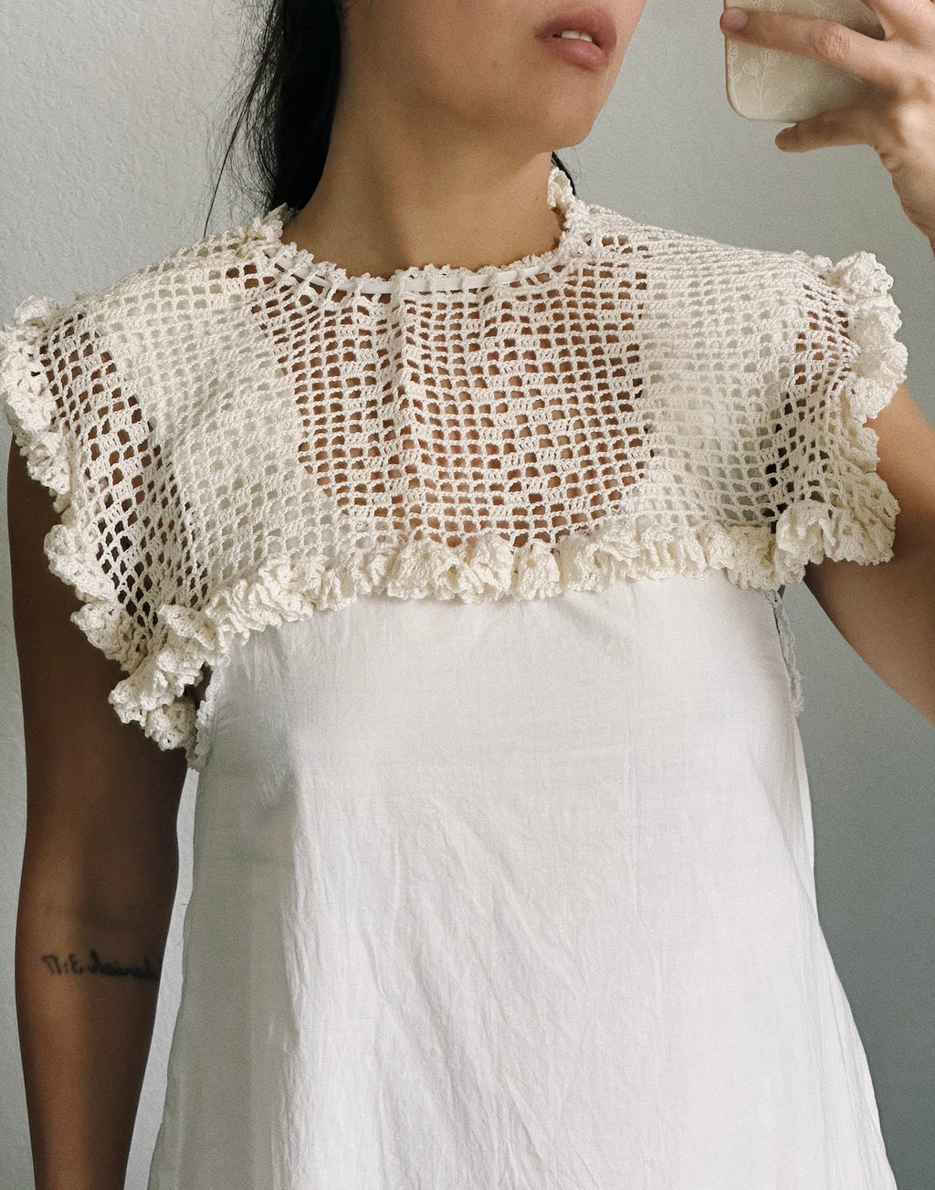 Antique Crochet Collar