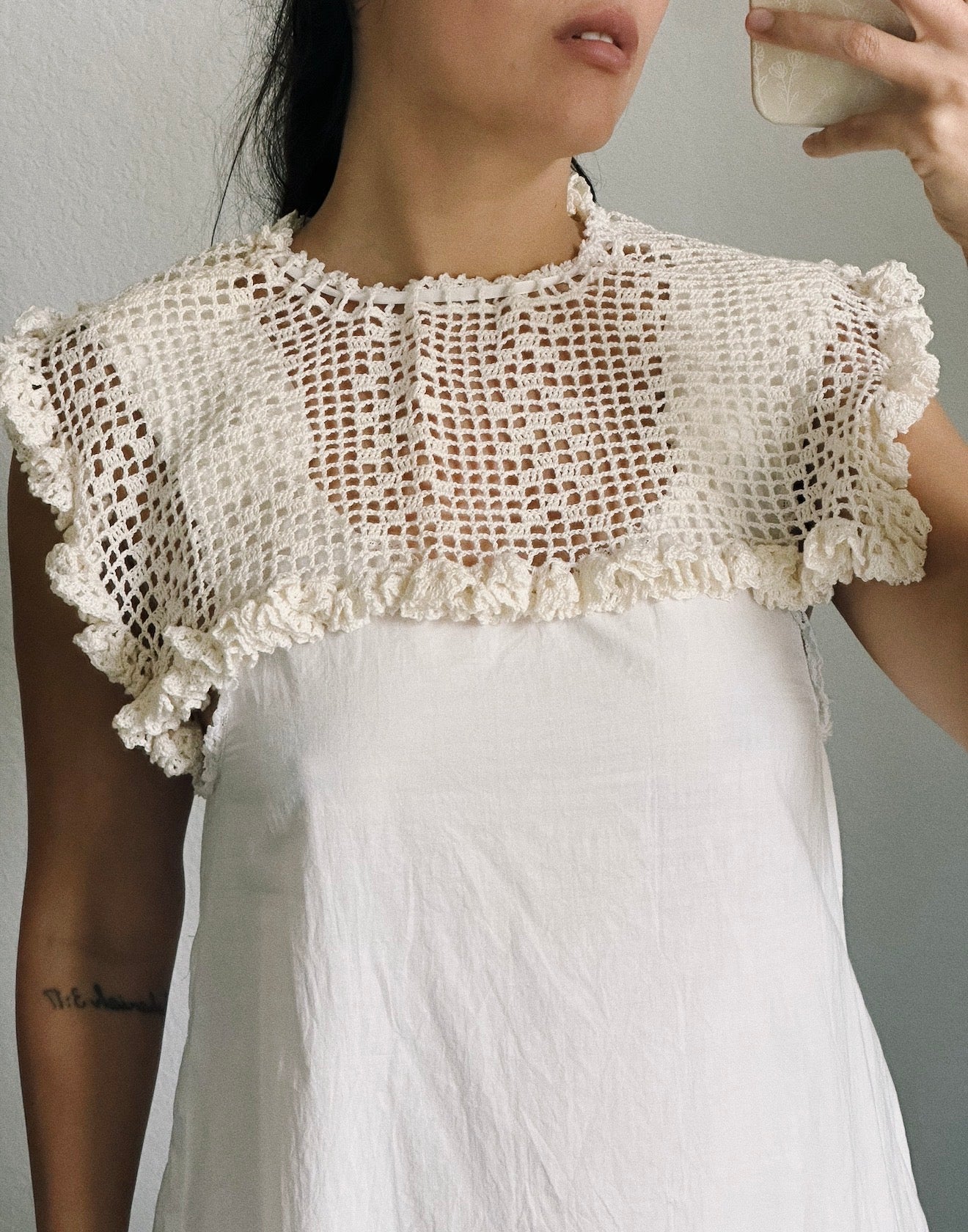 Antique Crochet Collar