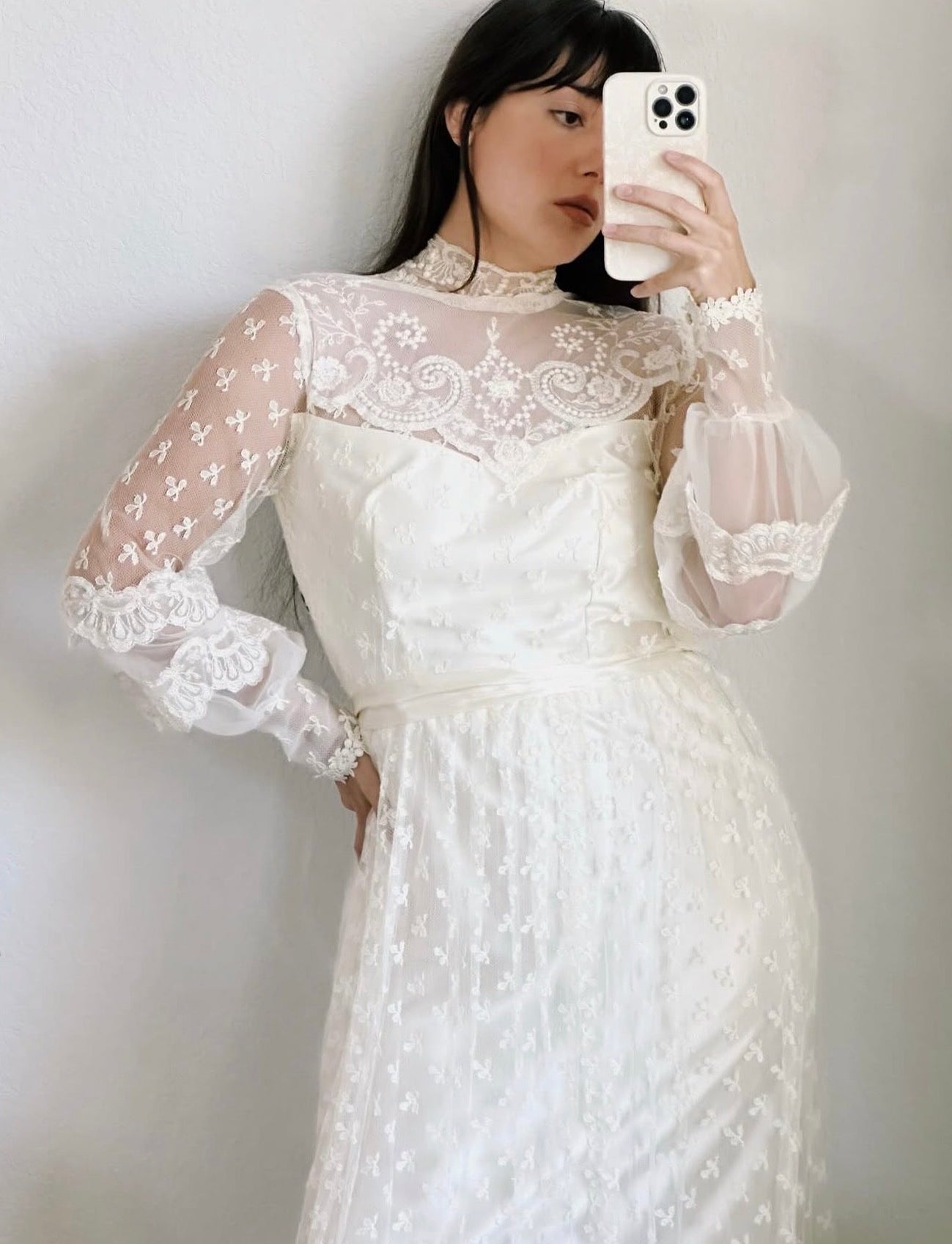 1970’s Lace Wedding Dress