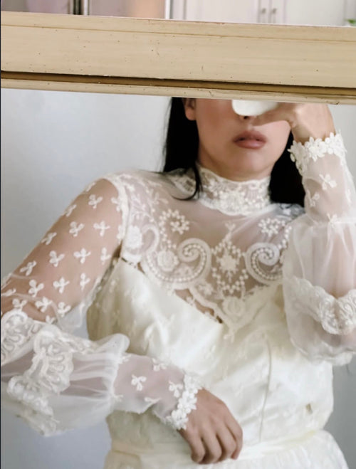 1970’s Lace Wedding Dress