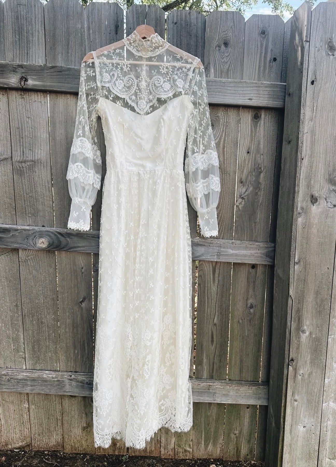 1970’s Lace Wedding Dress